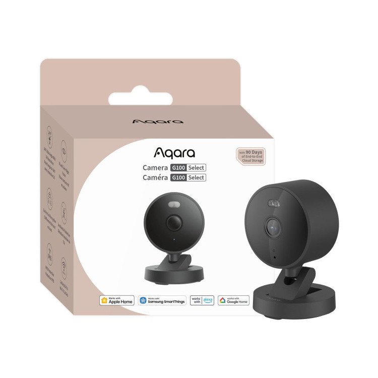 Aqara Camera G100 Select Czarna | Kamera IP | 1296p
