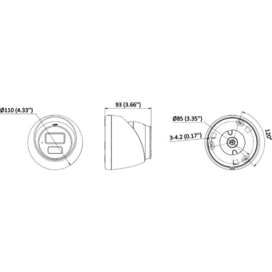 KAMERA IP HIKVISION DS-2CD1383G2-LIUF 2.8mm PL
