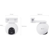 Kamera IP Ezviz H80f Multi z potrójnym obiektywem 12MPx (3 x 2K+)