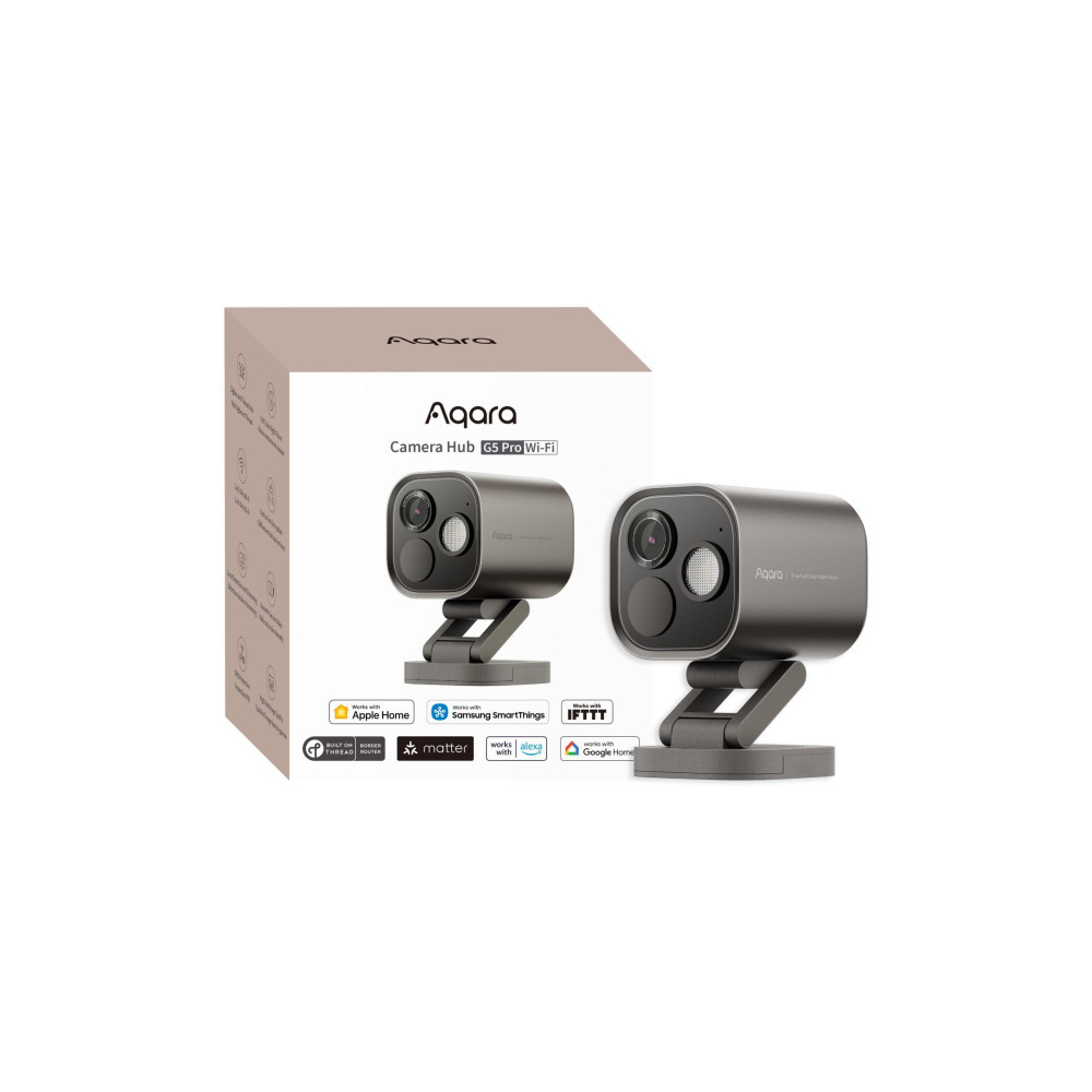 Aqara Camera Hub G5 Pro Wi-Fi Szara | Kamera IP | 1520p, Zigbee, CH-C07D