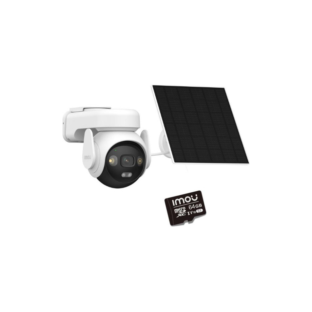 Kamera IP Imou AOV PT KIT 2.4GHz Wi-Fi i 4G 5MPx z panelem solarnym z kartą pamięci 64GB