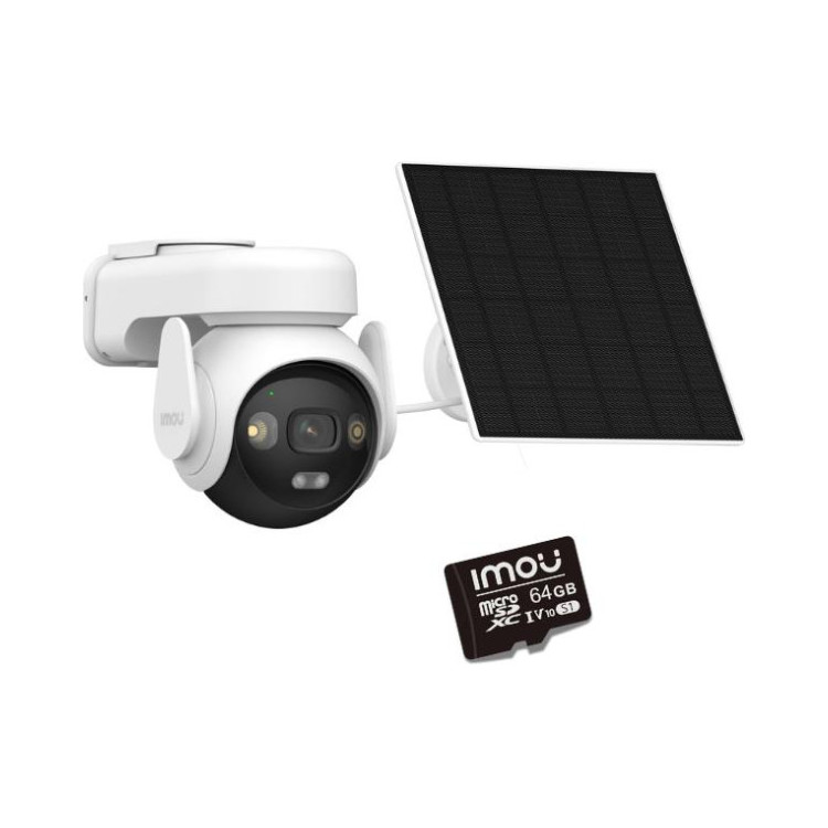 Kamera IP Imou AOV PT KIT 2.4GHz Wi-Fi i 4G 5MPx z panelem solarnym z kartą pamięci 64GB