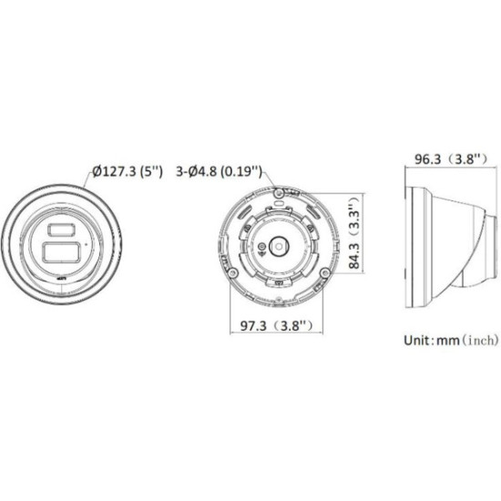 KAMERA IP HIKVISION DS-2CD2383G2-LI2U(2.8mm)(BLACK)