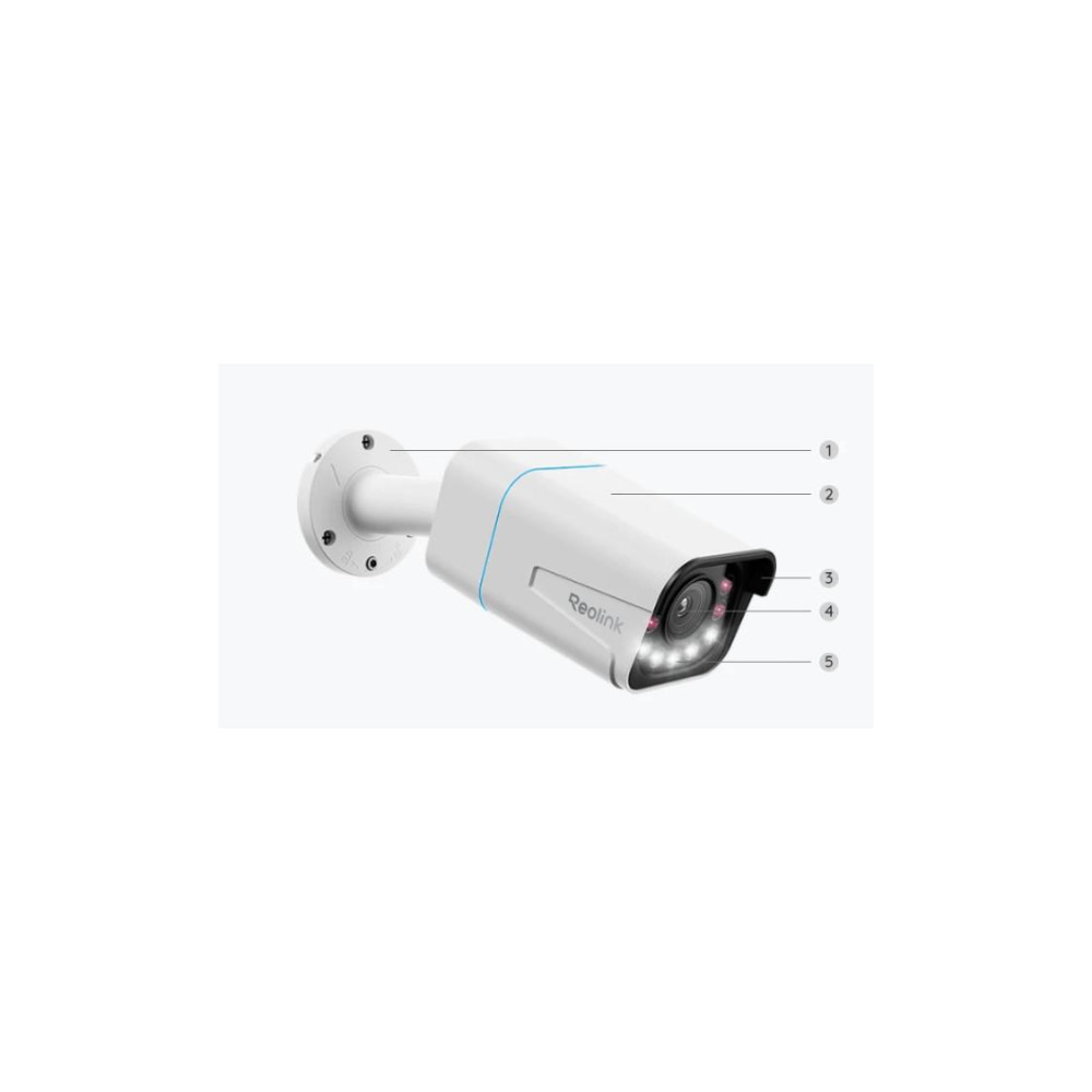 Kamera IP Reolink P430 POE 8MP 5x zoom biała