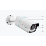 Kamera IP Reolink P430 POE 8MP 5x zoom biała