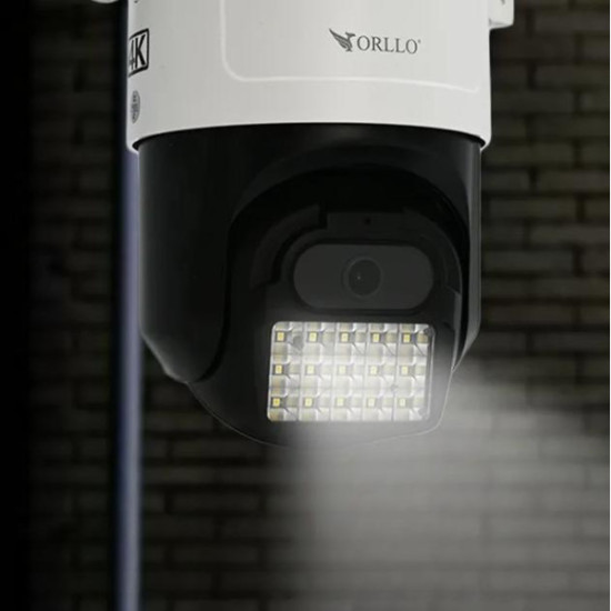 Kamera IP ORLLO Z17 Ultra 4K zewnętrzna obrotowa GSM na kartę SIM 8MPx