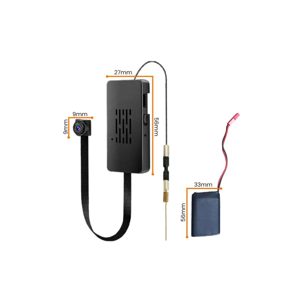 Kamera Orllo C2 Pro ukryta mini szpiegowska Wi-Fi