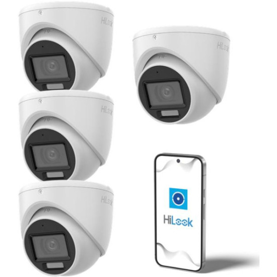 Kamera 4w1 Hilook by Hikvision kopułka 8MP TVI-T8M-20DL Opakowanie zbiorcze 4szt.