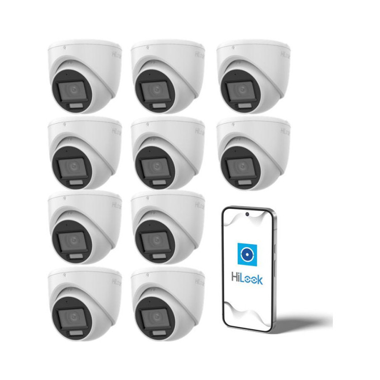 Kamera 4w1 Hilook by Hikvision kopułka 8MP TVI-T8M-20DL Opakowanie zbiorcze 10szt.