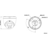 Kamera IP Hikvision DS-2CD1363G2-LIUF/SL(2.8mm)