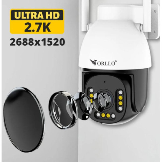 Kamera IP Orllo zewnętrzna obrotowa zoom x10 4MPx ORLLO Z9 ULTRA