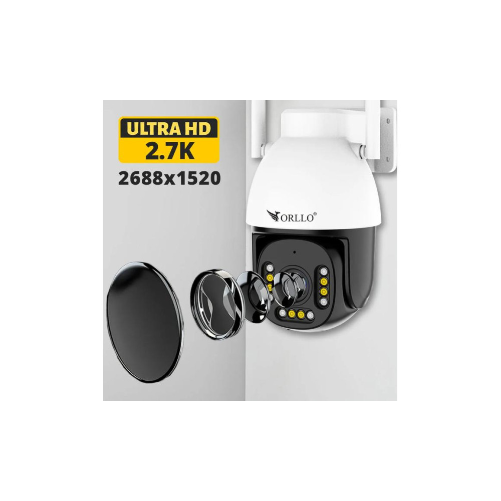 Kamera IP Orllo zewnętrzna obrotowa zoom x10 4MPx ORLLO Z9 ULTRA