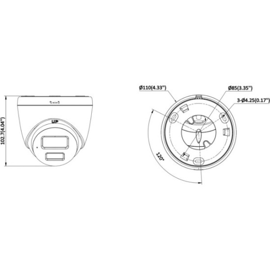 Kamera IP Hikvision DS-2CD1323G2-LIUF/SL 2.8mm PL