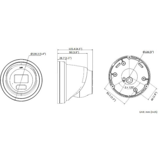 Kamera IP Hikvision DS-2CD2366G2H-IU 2.8mm EF BLACK PL