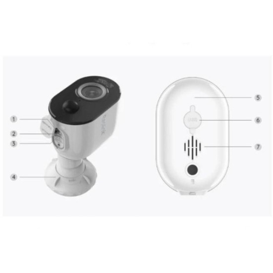 Kamera IP Reolink Argus Series B310 3MP Wi-Fi bateryjna