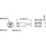 Kamera IP Hikvision DS-2CD2T43G2P-LISU/SL(180°)