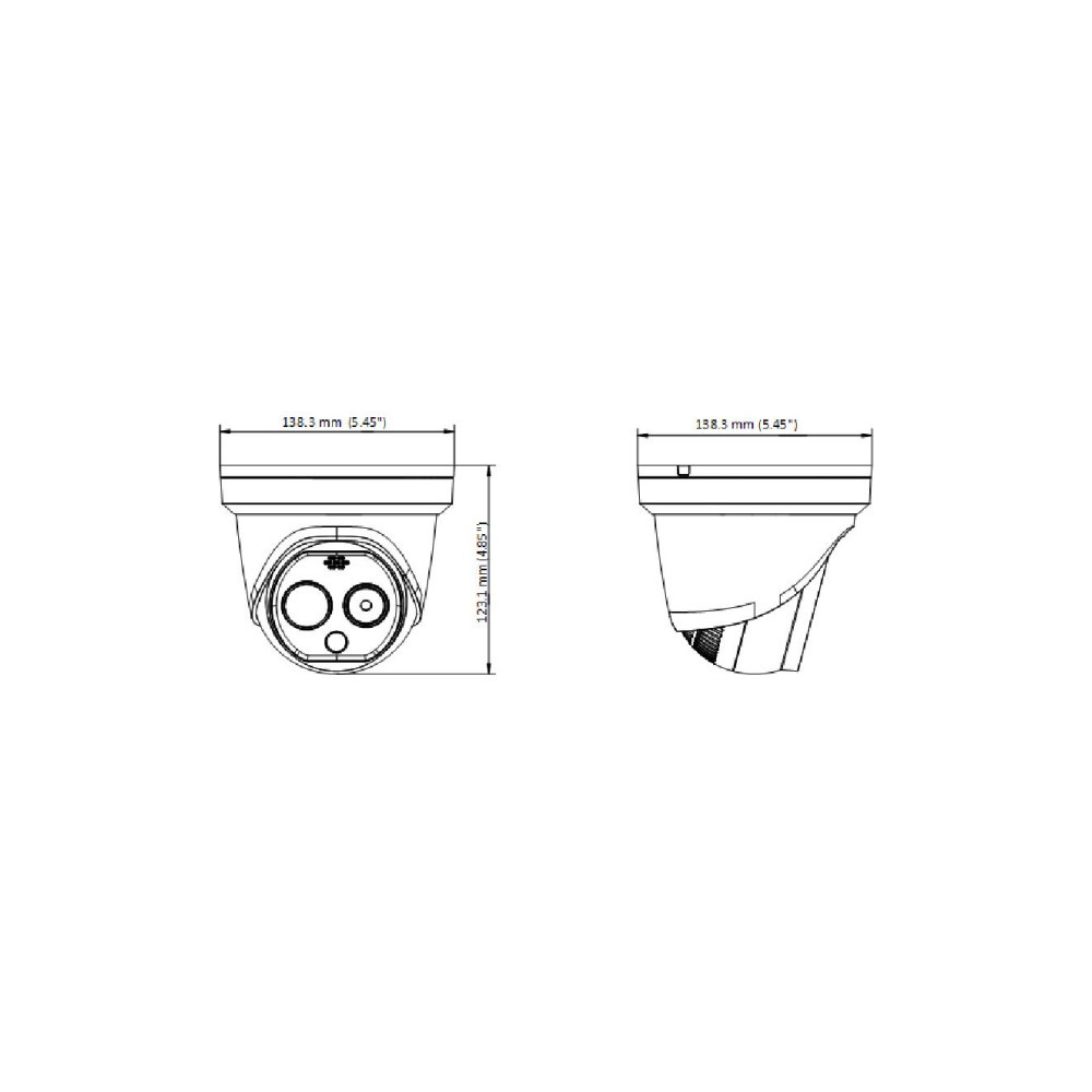 Kamera ip Hikvision DS-2TD1228-2/QA(BLACK)