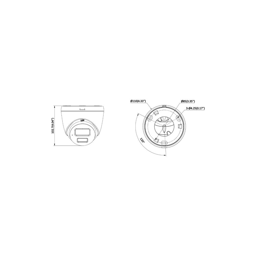 Kamera IP Hikvision DS-2CD1347G3-LIU(2.8mm)