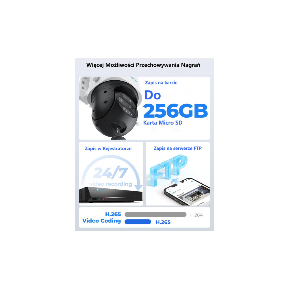 Kamera IP Reolink Trackmix WIFI OBROTOWA SERIES W760