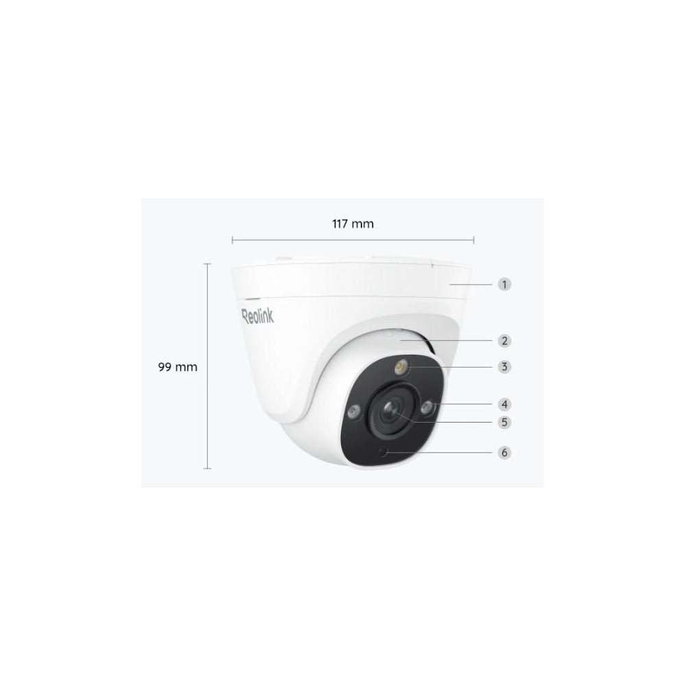 Kamera IP Reolink P334 8mpx POE