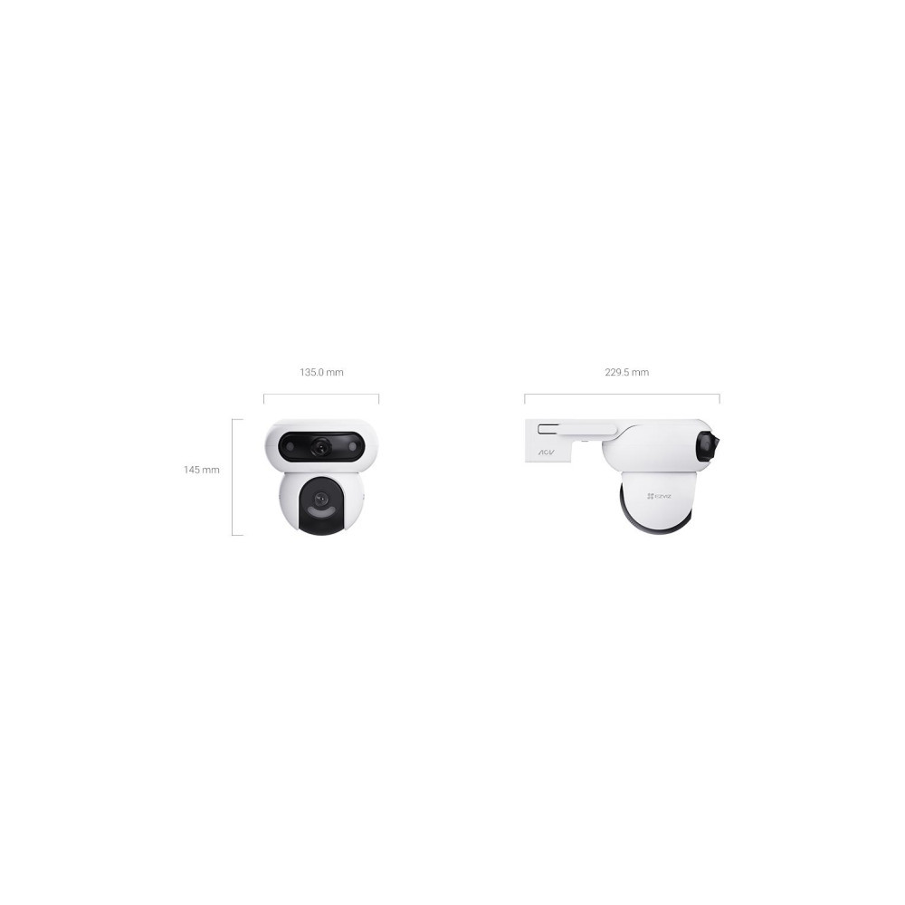 Kamera IP Ezviz HB90X Dual 4G Wi-Fi Kit 4MP+4MP z panelem solarnym 8W
