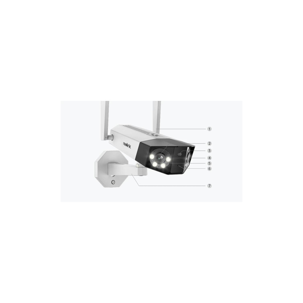 Kamera IP Reolink DUO Series W730 WiFi 4K 8MP LED 30m