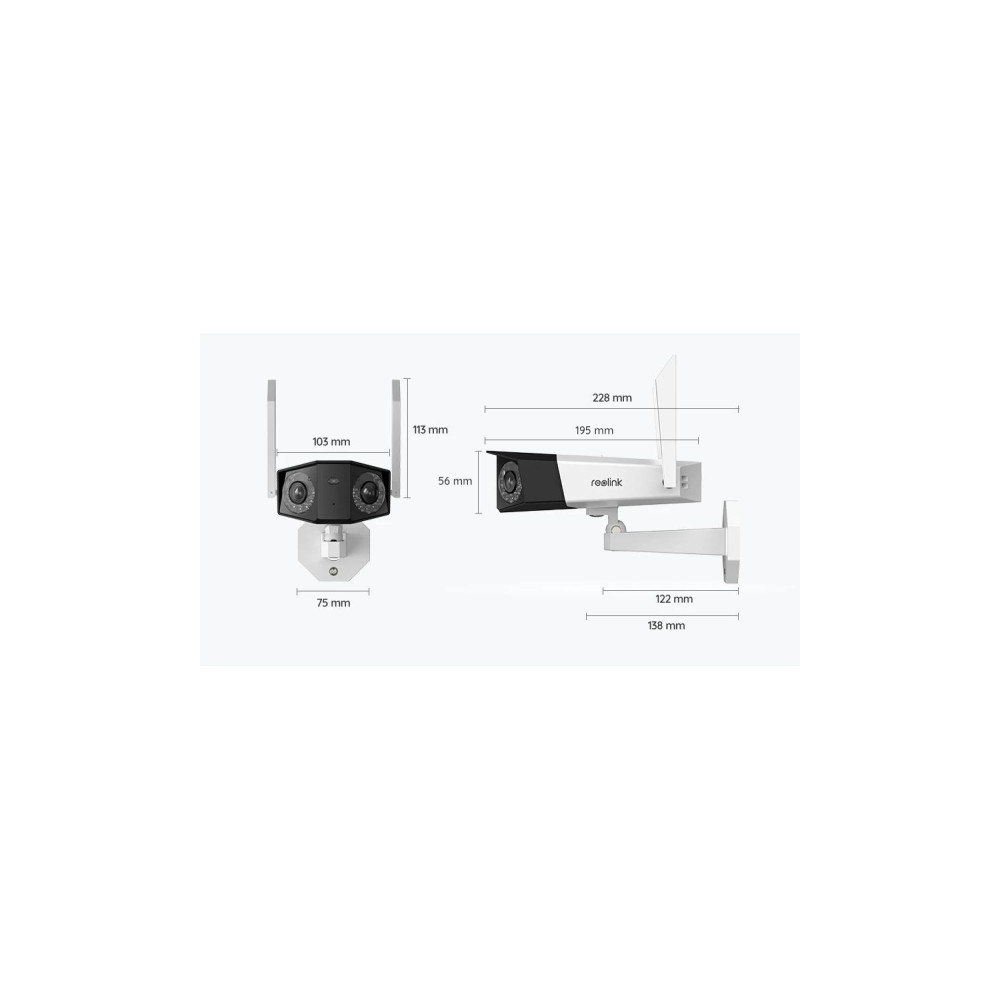 Kamera IP Reolink DUO Series W730 WiFi 4K 8MP LED 30m