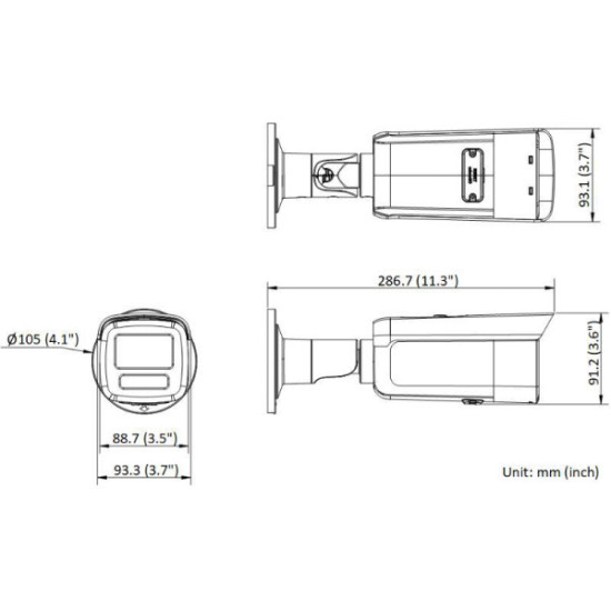 Kamera IP Hikvision DS-2CD2T86G2H-2I 2.8mm EF BLACK PL