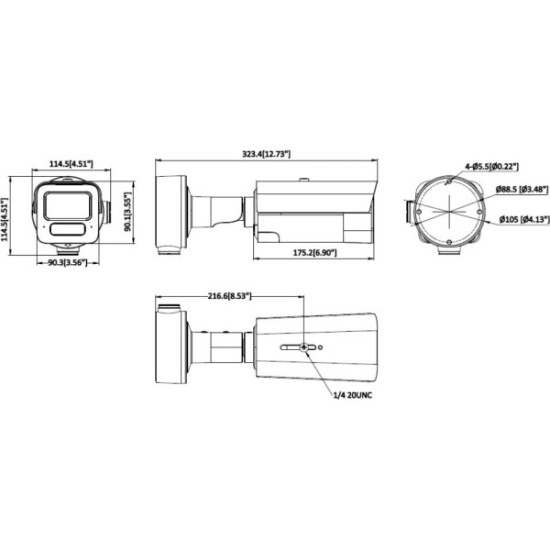 Kamera IP Hikvision iDS-2CD2T47G2-XS/PP 4mm PL(POL)