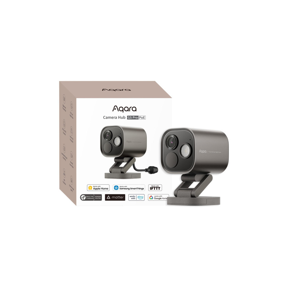 Aqara Camera Hub G5 Pro PoE Szara | Kamera IP | 1520p, Zigbee, CH-C03D