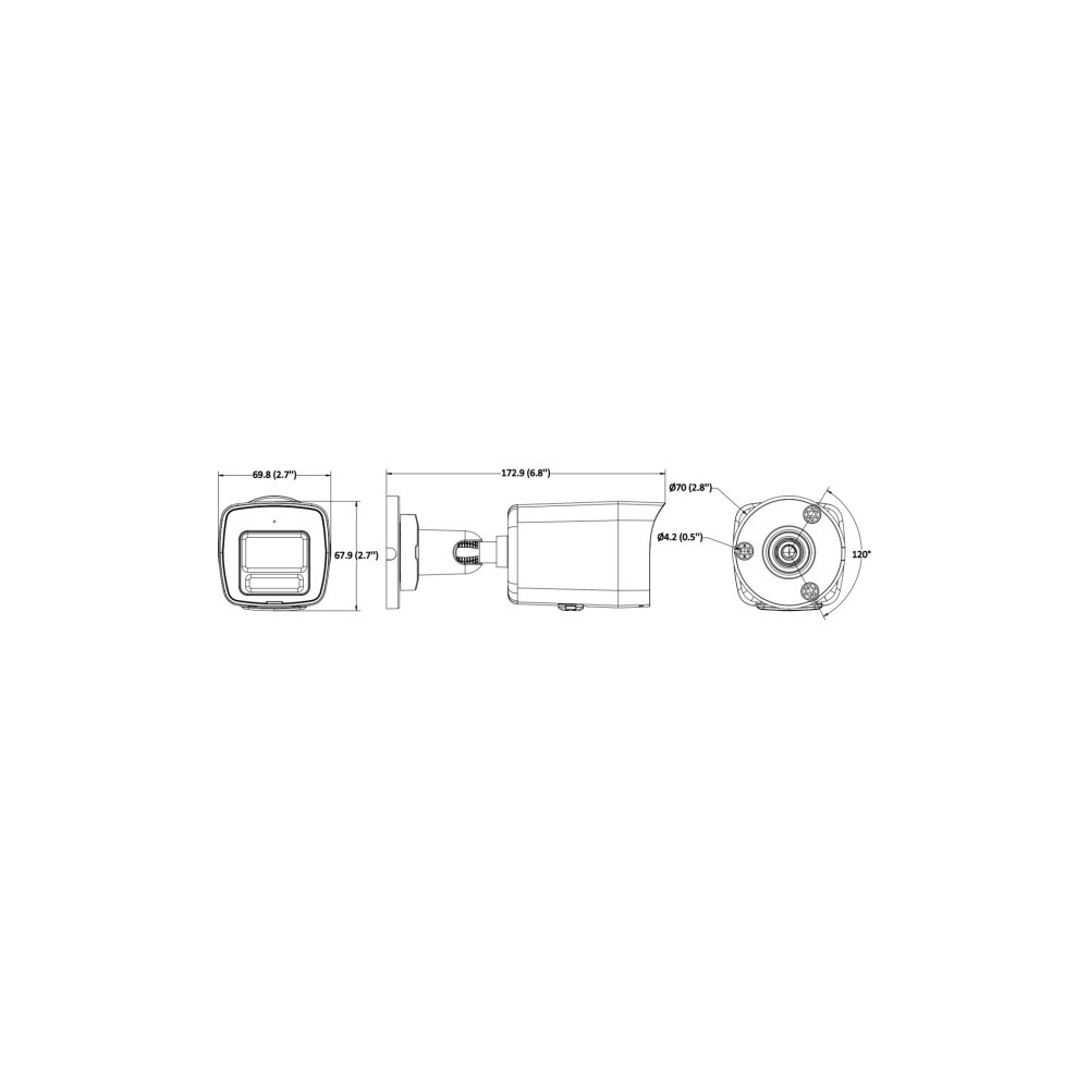 Kamera IP Hikvision DS-2CD1047G3-LIUF/SL(2.8mm)