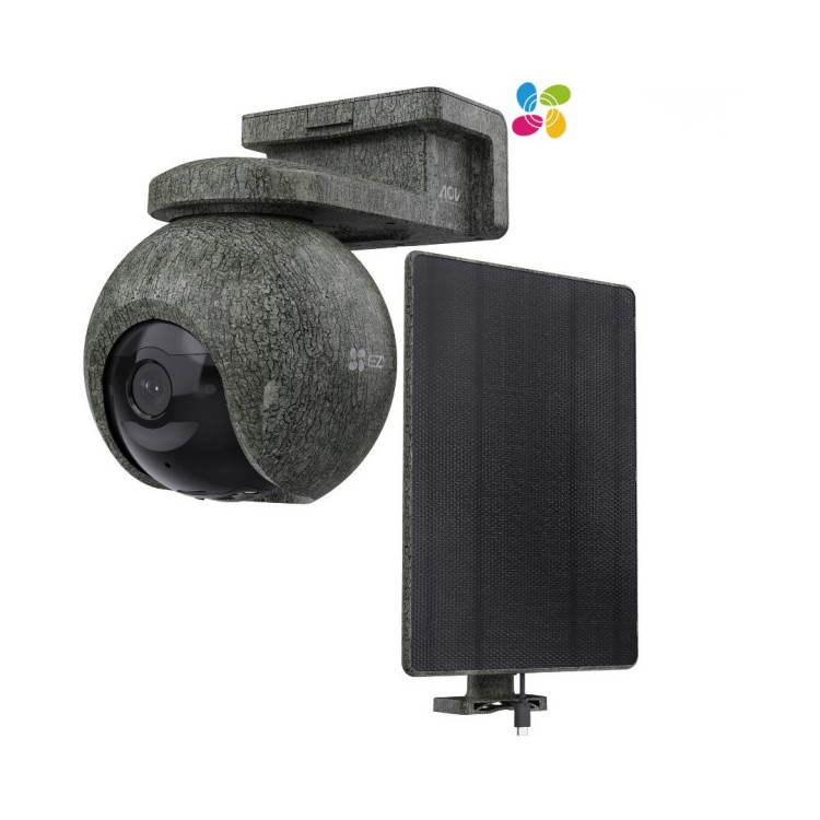 Kamera IP Ezviz EB8 PRO 4G Ranger Kit 8MP z panelem słonecznym 8W 4G Wi-Fi moro