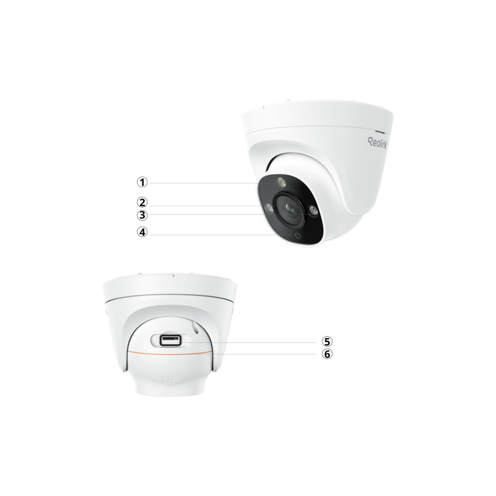 Kamera IP Reolink Professional RP-PCT8M 8MP PoE Kopułowa