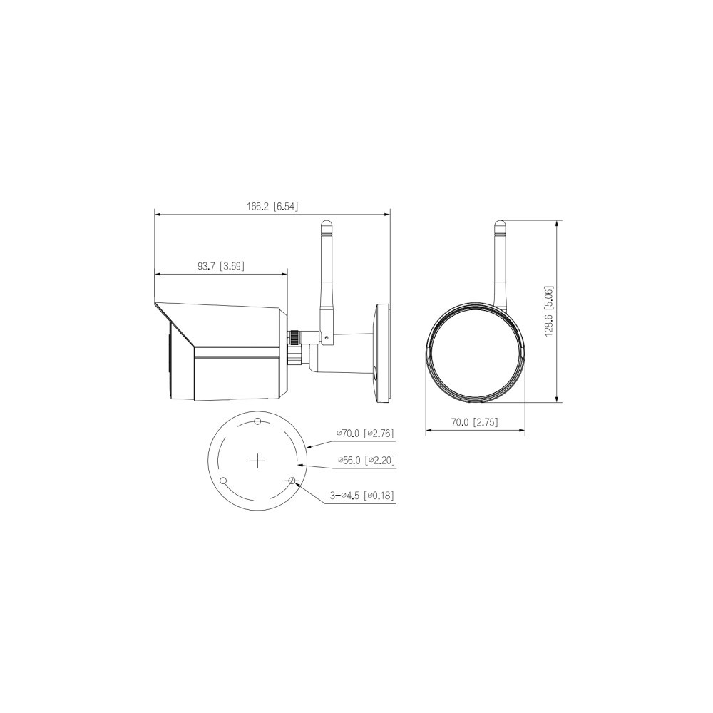 KAMERA IP DAHUA IPC-HFW1230DS-SAW-0280B
