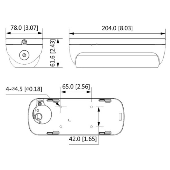 KAMERA IP DAHUA IPC-HDW8441X-3D-0280B