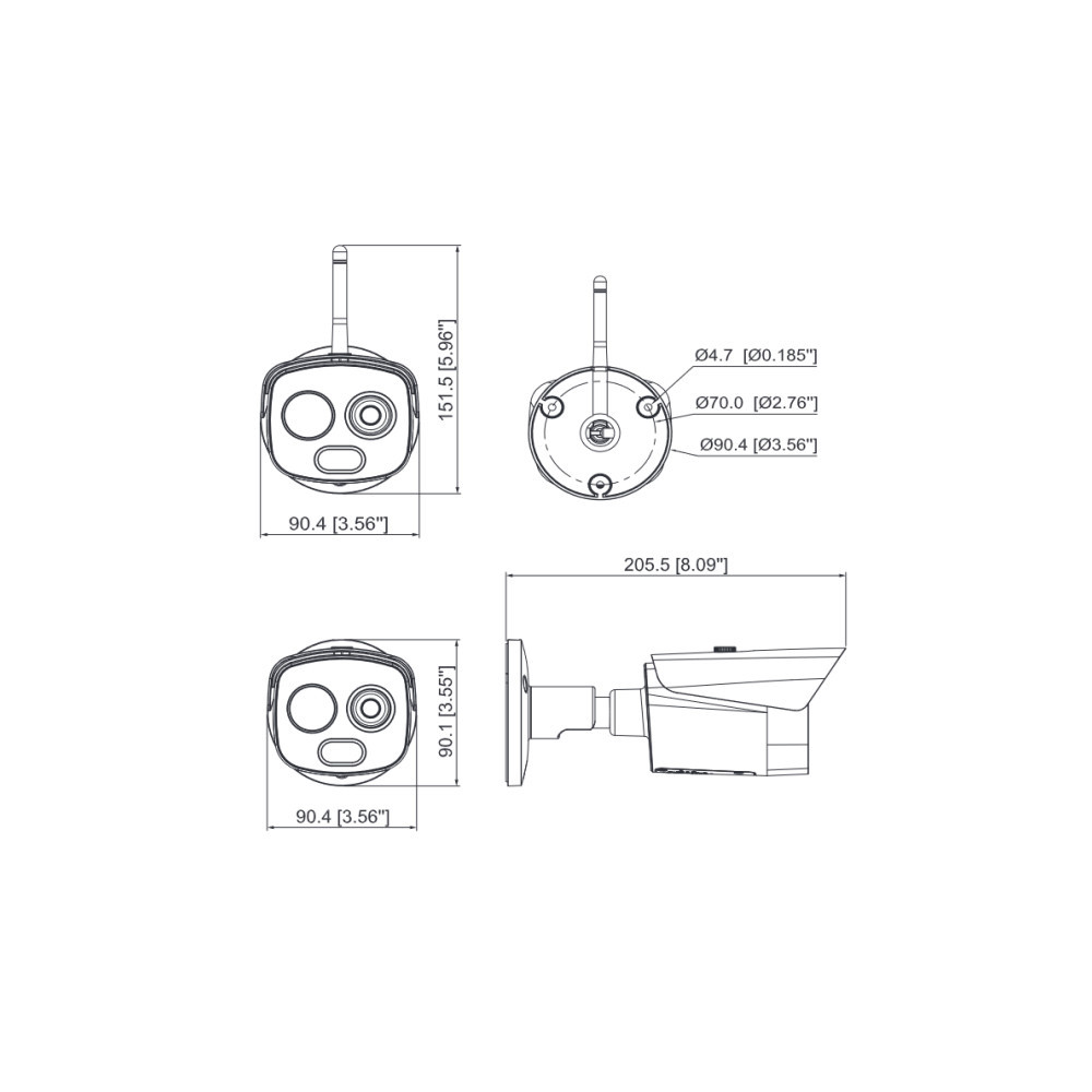 KAMERA TERMOWIZYJNA DAHUA TPC-BF1241-B3F4-S2