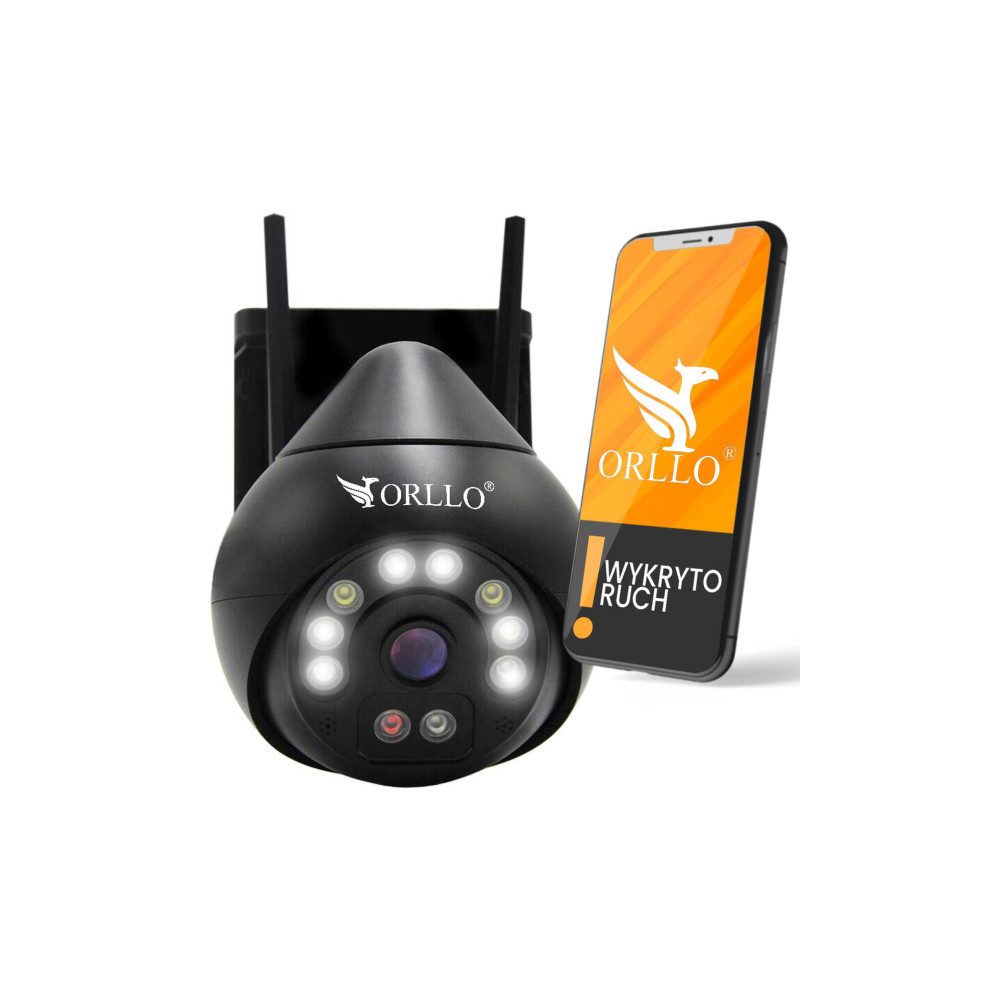 Kamera IP Orllo Z8 Pro WiFi Zewnętrzna Obrotowa Night Color 4MP