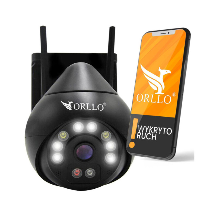Kamera IP Orllo Z8 Pro WiFi Zewnętrzna Obrotowa Night Color 4MP