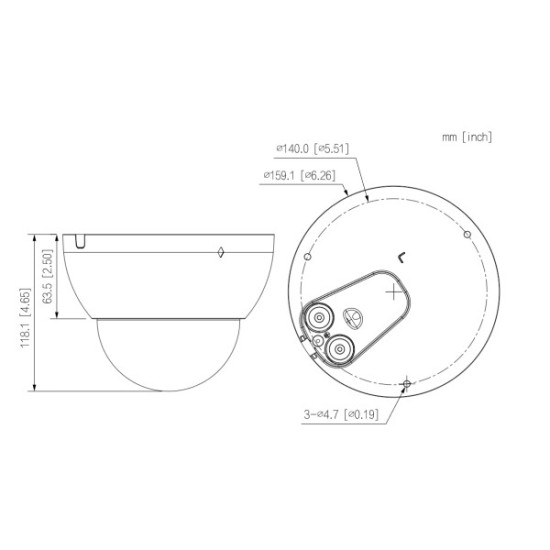 KAMERA IP DAHUA IPC-HDBW5541E-ZE-27135-DC12AC24V-S3