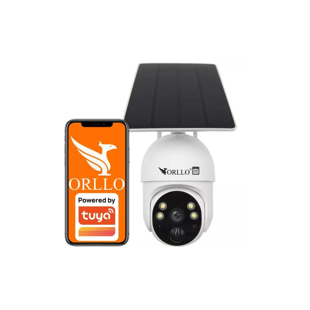 Kamera IP bezprzewodowa 4G LTE obrotowa z panelem solarnym Orllo TZ1 PRO