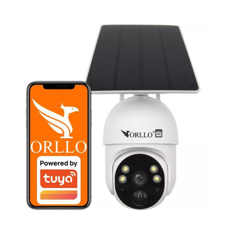 Kamera IP bezprzewodowa 4G LTE obrotowa z panelem solarnym Orllo TZ1 PRO