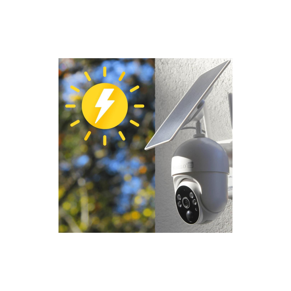 Kamera IP bezprzewodowa 4G LTE obrotowa z panelem solarnym Orllo TZ1 PRO