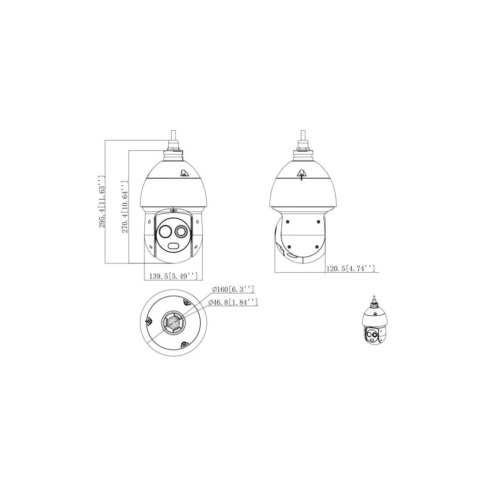 KAMERA TERMOWIZYJNA DAHUA TPC-SD2241-B3F4-S2