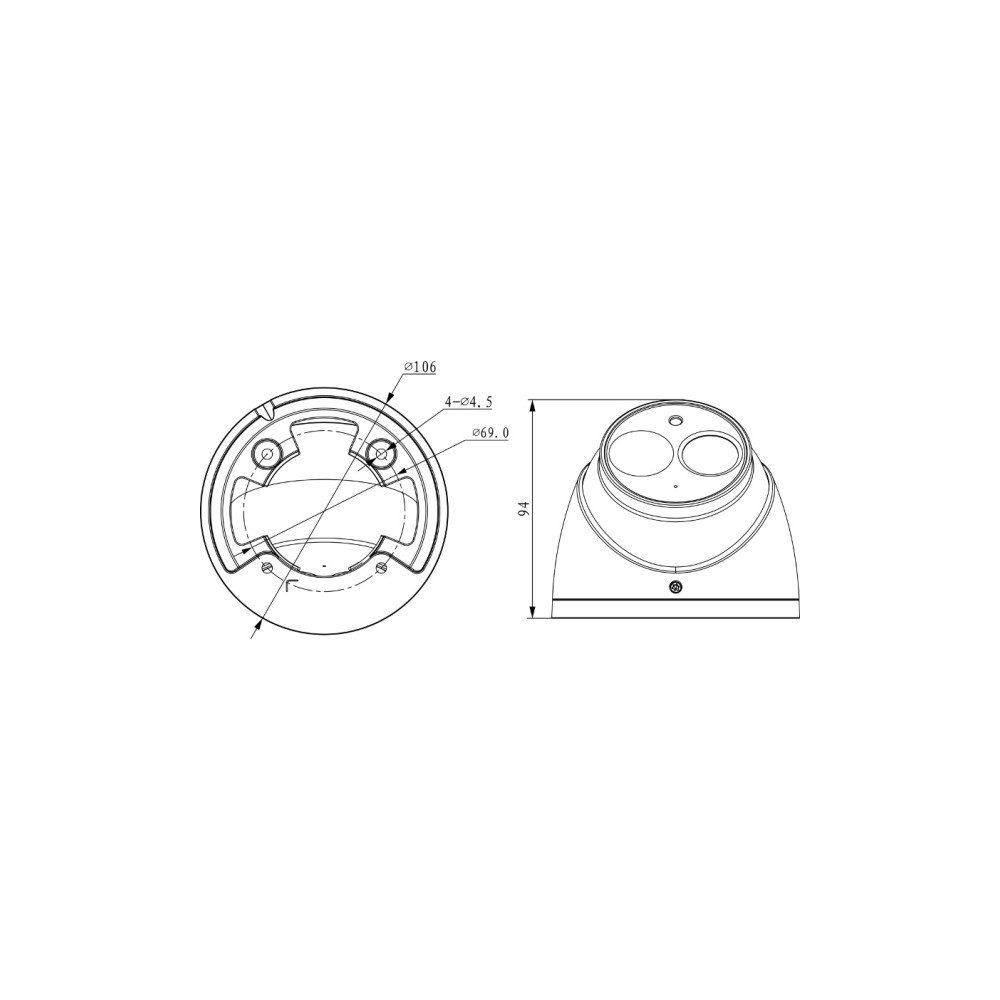 OUTLET_1: KAMERA DAHUA IP IPC-HDW4221EMP-AS-0360B