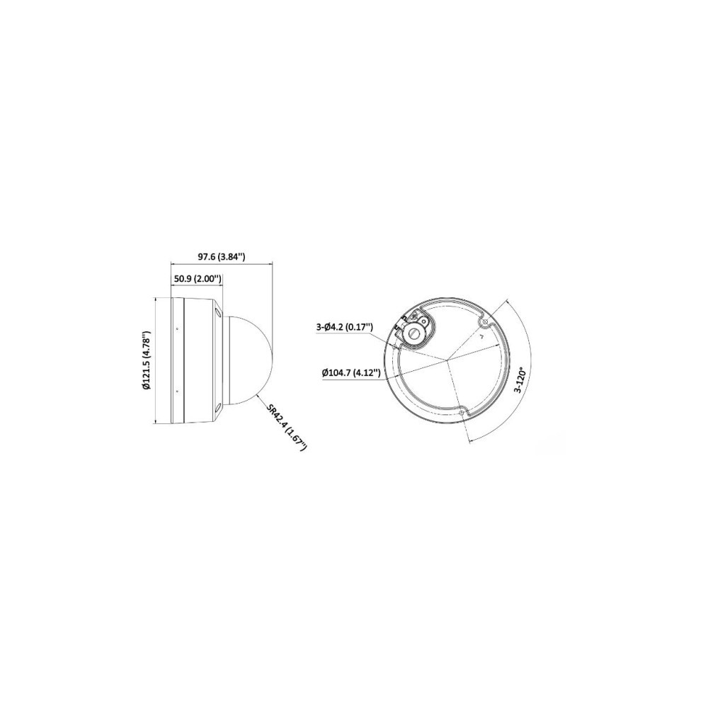 Kamera IP Hikvision DS-2CD2163G2-LIS2U(2.8mm)(BLACK)