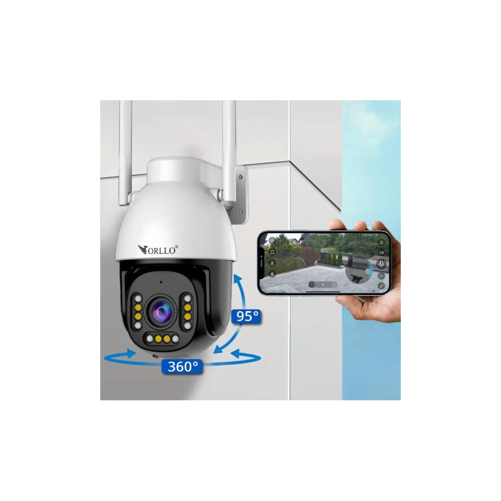 Kamera IP Orllo Z9 ULTRA z panelem solarnym SM6030 PRO