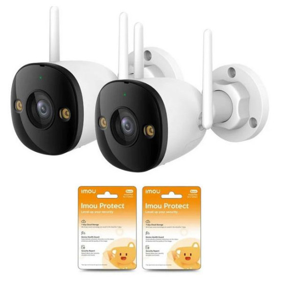 Zestaw 2 kamer IP Imou bullet 3 5MP z chmurami Imou Protect