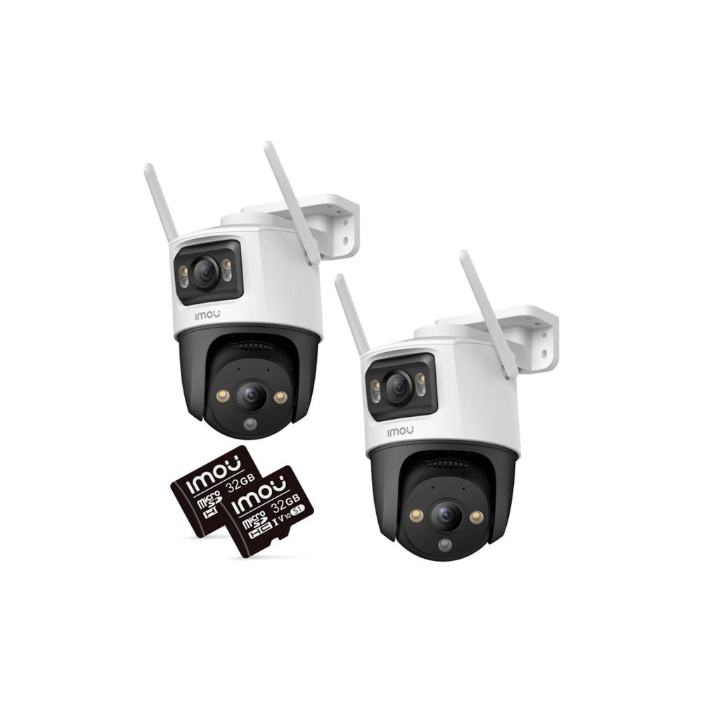 Zestaw 2 kamer IP IMOU Cruiser Dual 10MP (5MP + 5MP) z kartami pamięci 32GB