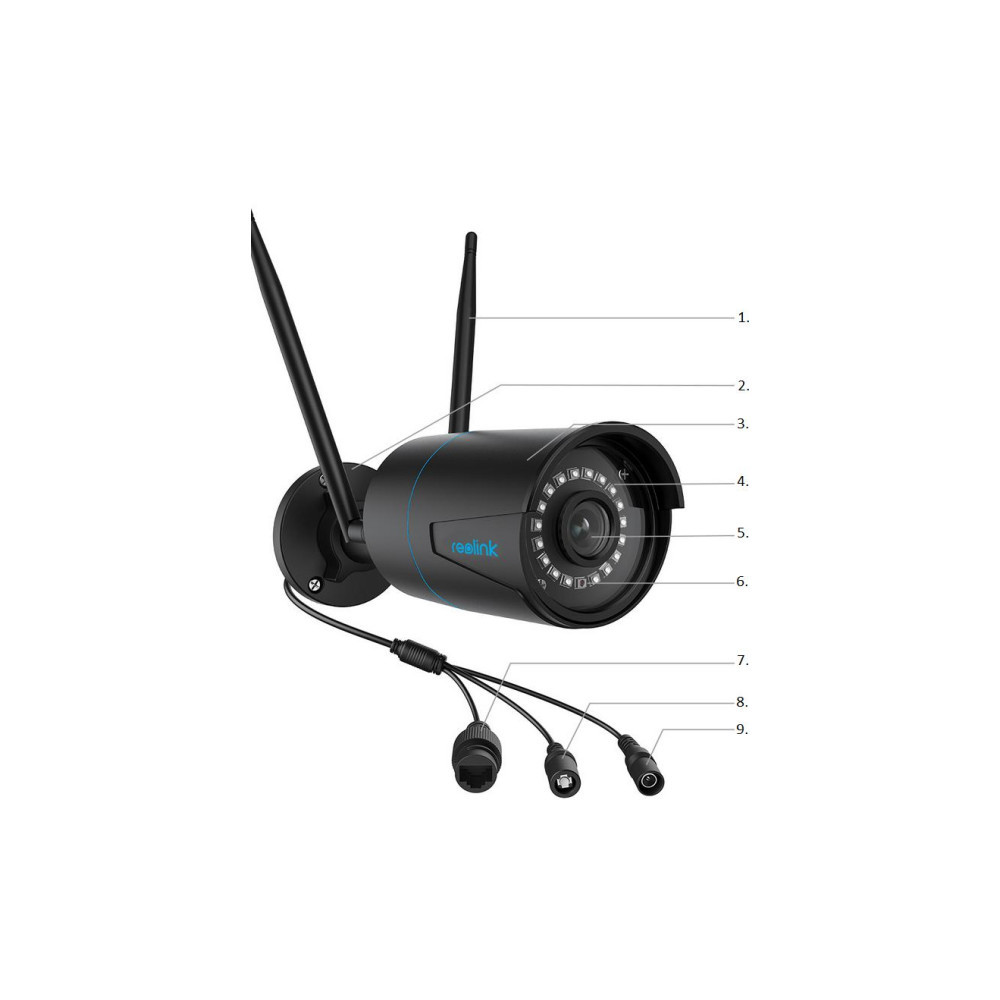 Kamera IP WiFi Reolink W320 5Mpix Wi-Fi P2P czarna