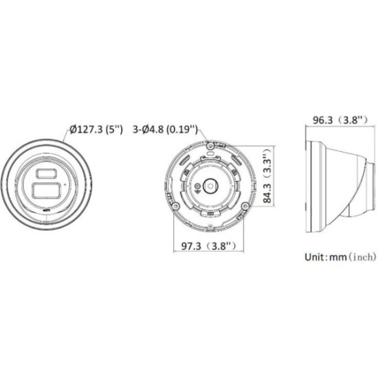KAMERA IP HIKVISION DS-2CD2343G2-LI2U(2.8mm)(BLACK) PL
